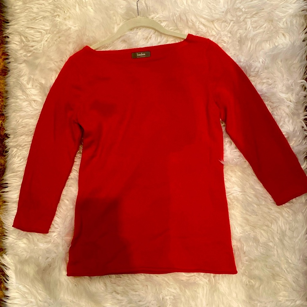 Red Cashmere, Neiman Marcus 3/4 length sweater